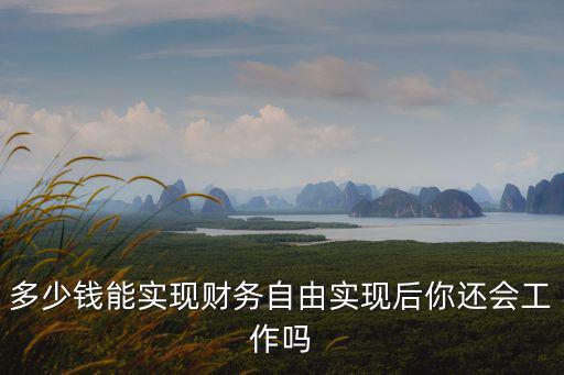 多少錢能實現財務自由實現后你還會工作嗎