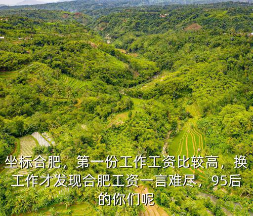 合肥和安機械工資多少錢,第一份工作工資比較高