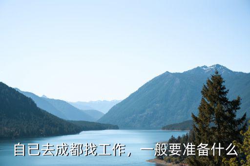 自已去成都找工作，一般要準備什么