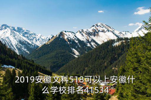 2019安徽文科618分排名多少,2019年安徽文科599分