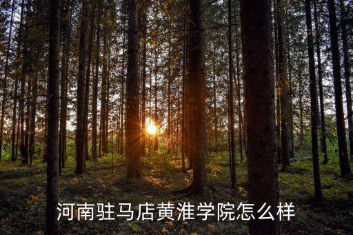 河南駐馬店黃淮學(xué)院怎么樣