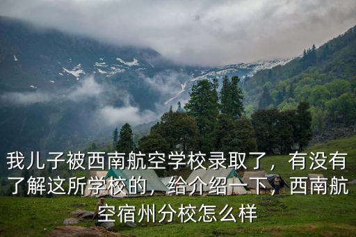 宿州航空職業(yè)學(xué)校有多少人,西南航空宿州分校怎么樣