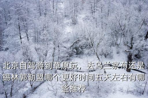 北京自駕游到草原玩，去烏蘭察布還是錫林郭勒盟哪個更好時間五天左右有哪些推薦