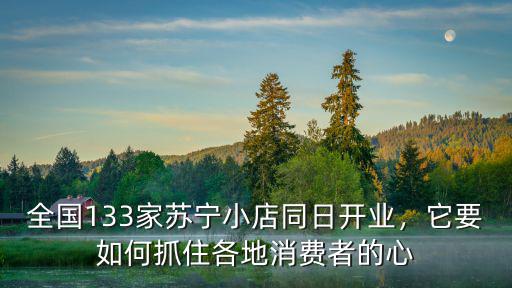 合肥有多少家蘇寧小店,全國(guó)有5098家蘇寧小店