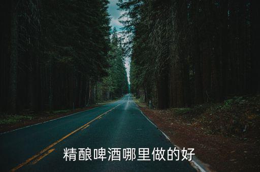 精釀啤酒哪里做的好