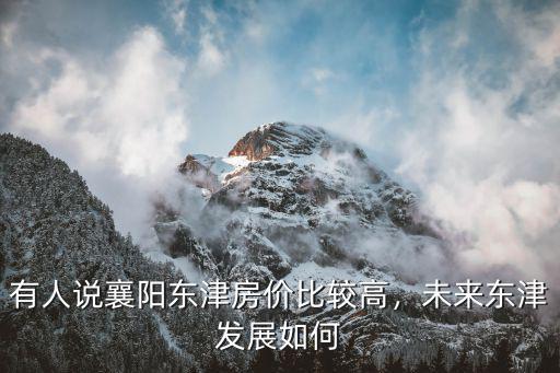 襄陽(yáng)東津賣10畝地怎么辦,有人說(shuō)襄陽(yáng)東津房?jī)r(jià)比較高