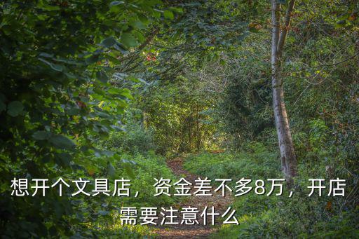 想開(kāi)個(gè)文具店，資金差不多8萬(wàn)，開(kāi)店需要注意什么