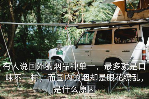 保定煙廠出過多少品種煙,有人說國外的煙品種單一