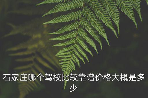 石家莊裕通駕校課時費多少錢啊,在石家莊考駕照需要多少錢