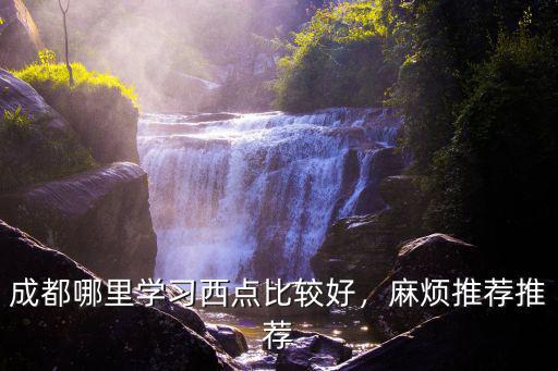 成都哪里學習西點比較好，麻煩推薦推薦