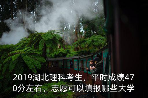 2019湖北理科考生，平時成績470分左右，志愿可以填報哪些大學