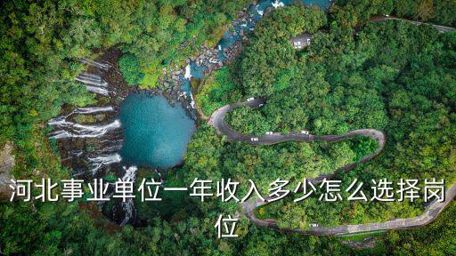 河北事業(yè)單位一年收入多少怎么選擇崗位