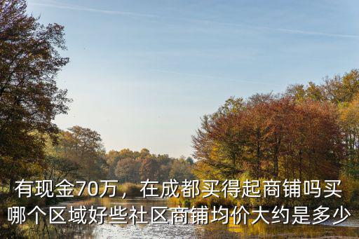 成都哪里的商鋪值得買,買哪個(gè)區(qū)域好些