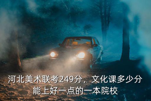 河北美術聯(lián)考是多少分制,河北美術聯(lián)考249分