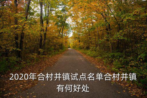 廊坊多少鄉鎮合村并鎮,合村并鎮有何好處