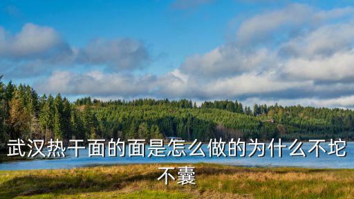 武漢熱干面怎么作法,怎么做出正宗的武漢熱干面