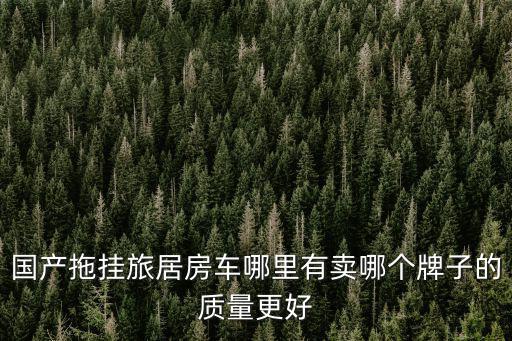 國(guó)產(chǎn)拖掛旅居房車(chē)哪里有賣(mài)哪個(gè)牌子的質(zhì)量更好