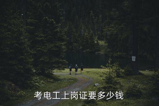 阜陽電工上崗證快速考證多少錢,電工上崗證好考嗎