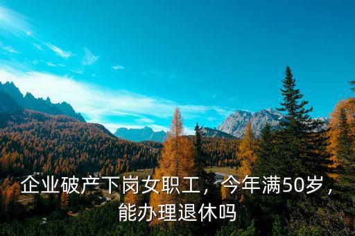 安徽下崗女職工多少歲退休,企業破產下崗女職工