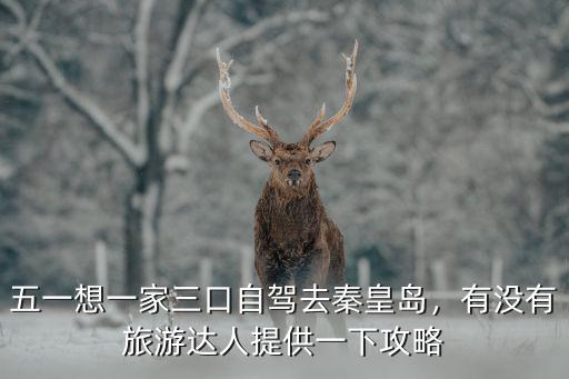 五一想一家三口自駕去秦皇島，有沒有旅游達人提供一下攻略