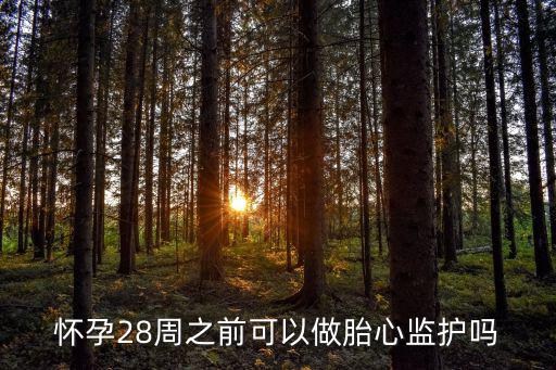 淮南多少周胎心監護,懷孕多少周要開始做胎心監護