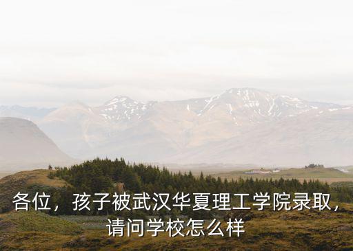 武漢華廈學(xué)院怎么樣,武漢華夏理工大學(xué)怎么樣