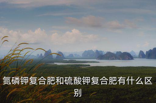 氮磷鉀復合肥和硫酸鉀復合肥有什么區別
