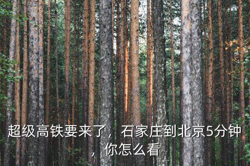 北京到石家莊高鐵多少時間表,石家莊到北京5分鐘