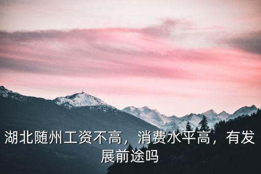 隨州水利局工資怎么樣,湖北隨州工資不高