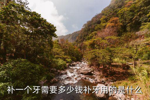 補一個牙需要多少錢補牙用的是什么