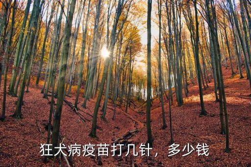 保定一針狂犬疫苗多少錢,狂犬疫苗打五針要多少錢