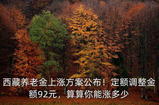 承德市養老金調整上漲多少,云南省養老金調整