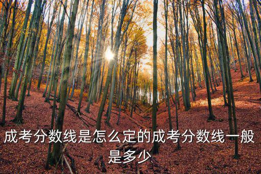 河南高起本的分數線是多少分,成考分數線一般是多少