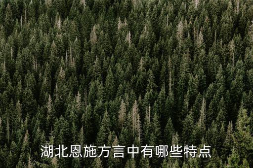 湖北恩施方言啪啪怎么說,湖北恩施方言中有哪些特點