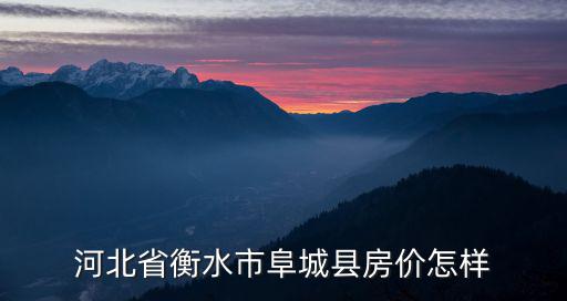 衡水市阜城縣房租大概多少,衡水市阜城縣的彩禮有多少