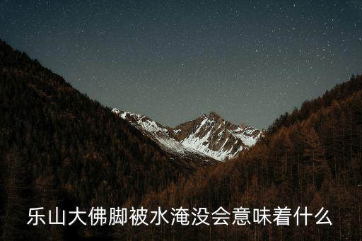 樂山大佛前匯集的水流向哪里了,導致樂山大佛腳趾泡在水里