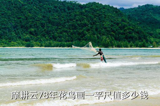 摩耕云78年花鳥畫一平尺值多少錢