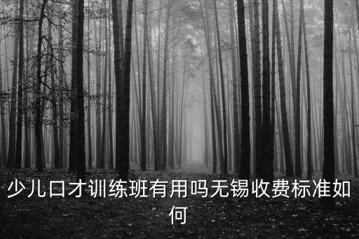 池州少兒口才訓練多少錢,少兒口才訓練班有用嗎