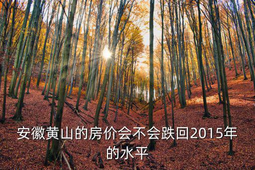 安徽省黃山市巖寺的房價是多少,看看安徽黃山房價
