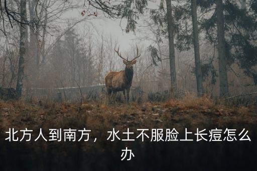 北方人到南方，水土不服臉上長痘怎么辦