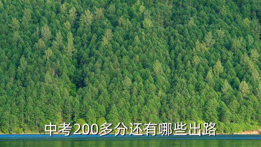 中考200多分還有哪些出路