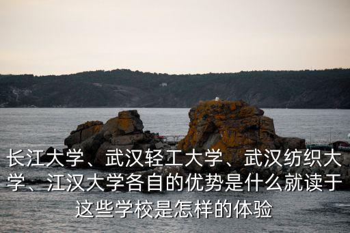 長江大學(xué)、武漢輕工大學(xué)、武漢紡織大學(xué)、江漢大學(xué)各自的優(yōu)勢是什么就讀于這些學(xué)校是怎樣的體驗(yàn)