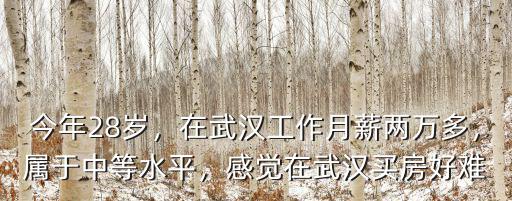 武漢月薪1萬怎么買房,在武漢工作月薪兩萬多