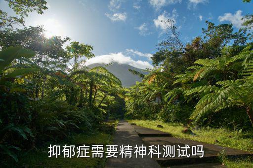 抑郁癥需要精神科測試嗎