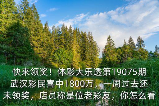 體彩大樂透武漢市怎么領獎,體彩大樂透可以跨省領獎嗎