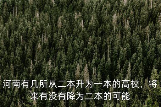 河南一本有多少個,河南有哪些一本大學