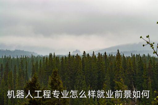 機器人工程專業怎么樣就業前景如何