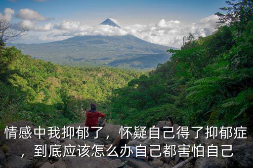 情感中我抑郁了，懷疑自己得了抑郁癥，到底應該怎么辦自己都害怕自己