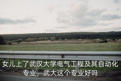 女兒上了武漢大學(xué)電氣工程及其自動化專業(yè)，武大這個專業(yè)好嗎