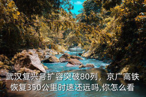 武漢復興號擴容突破80列，京廣高鐵恢復350公里時速還遠嗎,你怎么看